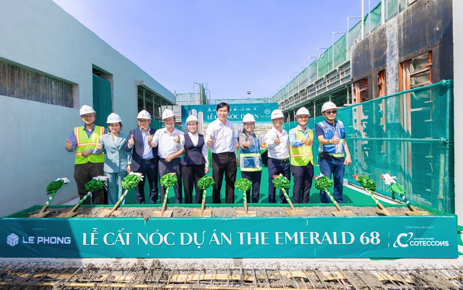 Buổi lễ đặt móng thành công của dự án The Emerald tại địa chỉ 68, diễn ra vào ngày 03 tháng 01 năm 2026.