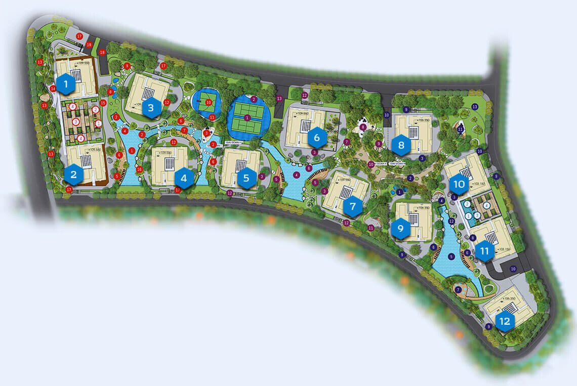 Mặt Bằng The Privé