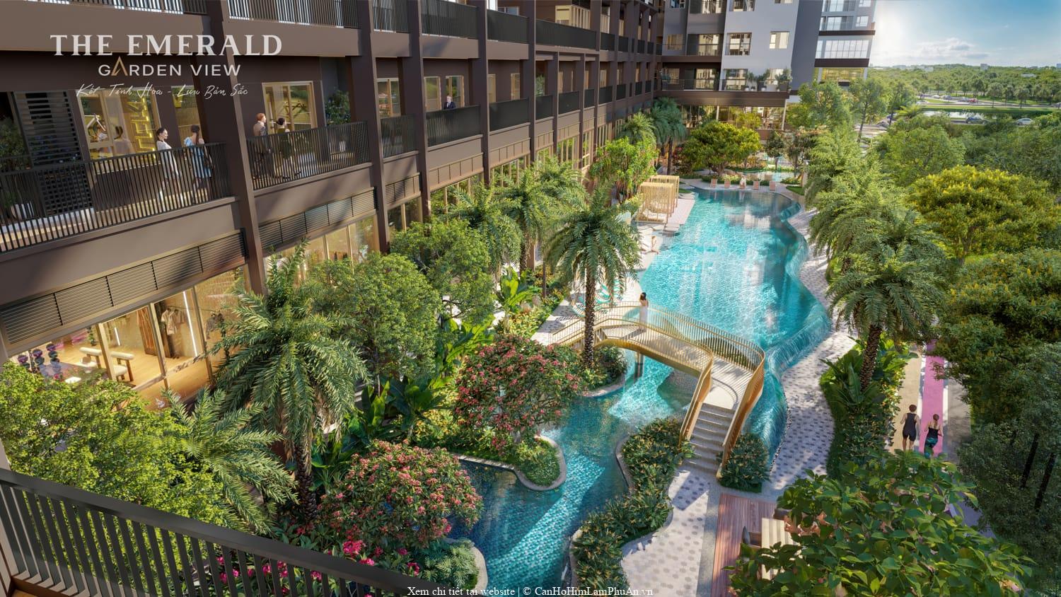 The Emerald Garden View bể bơi tầng1 hồ người-lớn trẻ-em jacuzzi giường-nằm
