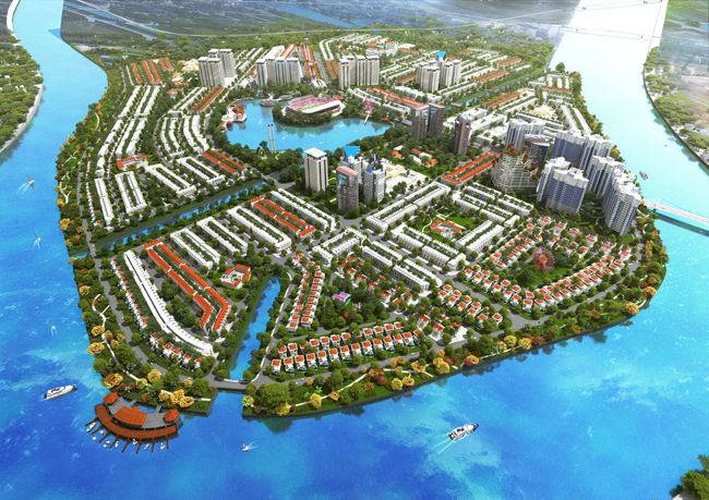 Vạn Phúc Riverside bán đảo sông Sài Gòn